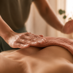 Soin énergétique réalisé pendant un accompagnement, massage, soin ou rituel chez Eclosion pour favoriser le relâchement, l'apaisement du système nerveux et l'équilibre du corps